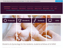 Tablet Screenshot of obgyndo.com